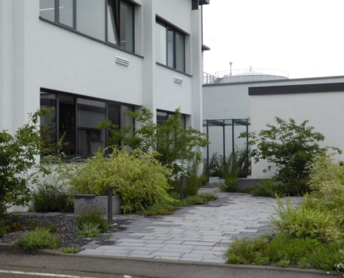 Außenbereich Firma Präg